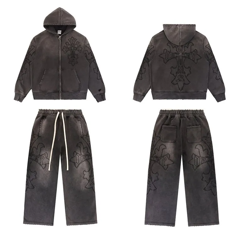 Gothic Cross Thorn Tracksuit