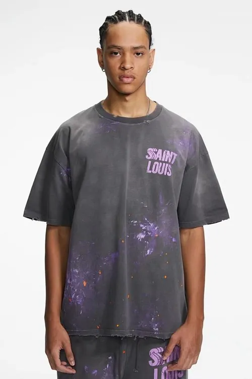 Paint Splatter Washed Tee