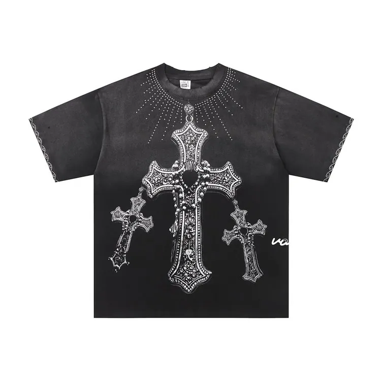 Rhinestone Cross Tee
