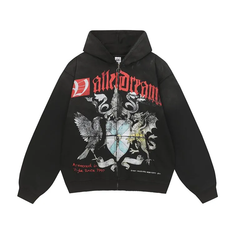 Valley Dreams Crest Zip Hoodie
