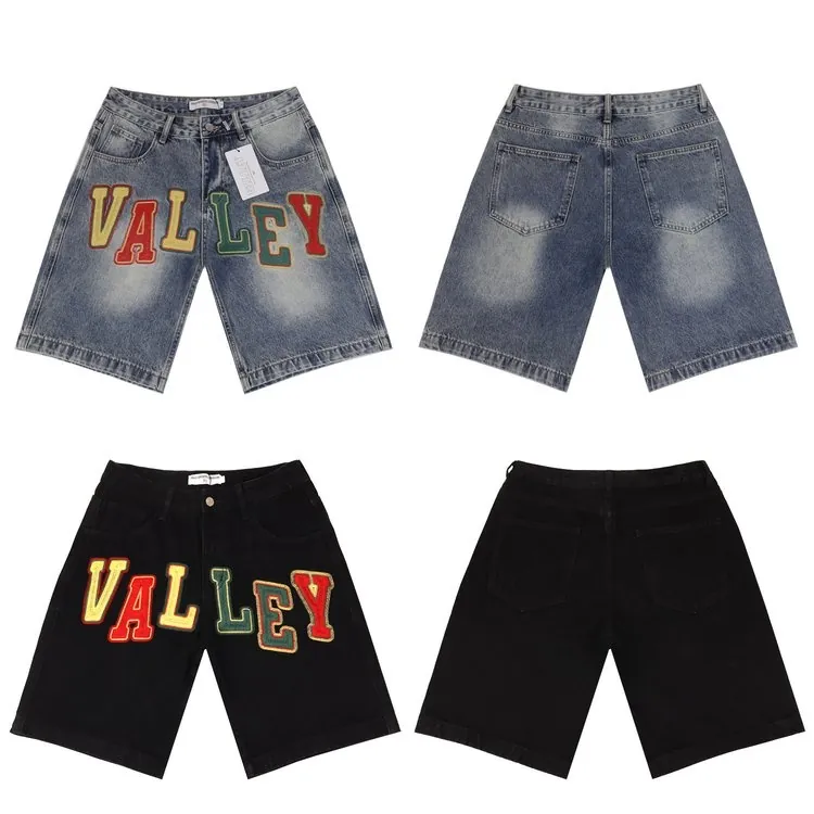 Valley Varsity Denim Shorts